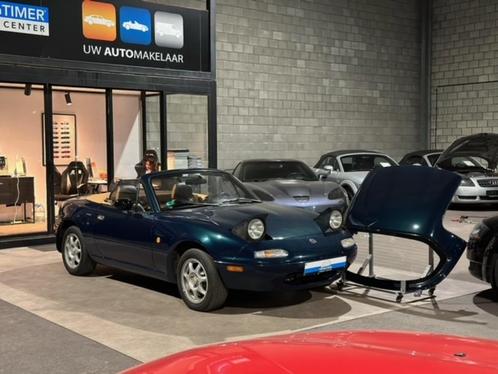 Mazda MX-5 1.6 16v NA, Montego Blue, Hardtop, Garantie, Leer, Auto's, Mazda, Bedrijf, Te koop, MX-5, Airbags, Elektrische ramen