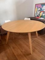 ronde tafel, Huis en Inrichting, Tafels | Eettafels, Ophalen, Gebruikt, Rond, Vijf personen of meer