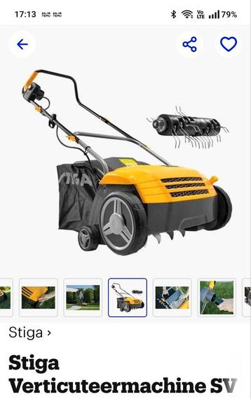 Stiga verticuteermachine voor onderdelen beschikbaar voor biedingen