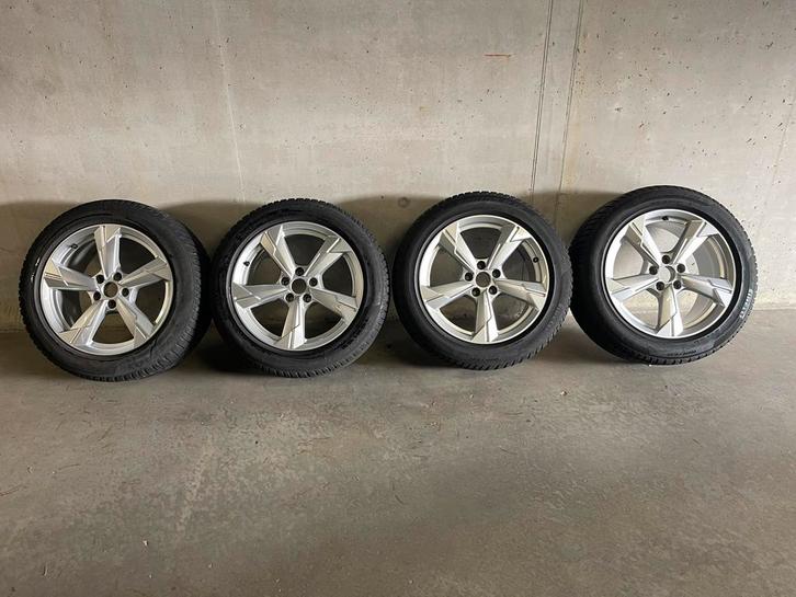 18" Audi A6 C8 Originele Velgen en winterbanden A7 C8 4x, Auto-onderdelen, Banden en Velgen, Banden en Velgen, Winterbanden, 18 inch