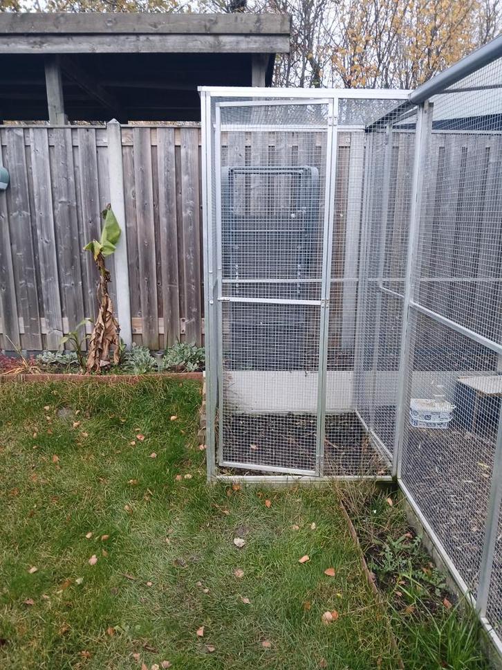 Aluminium voliere panelen, Dieren en Toebehoren, Vogels | Hokken en Kooien, Zo goed als nieuw, Volière, Aluminium, Ophalen