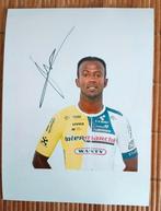 Gesigneerde foto van Biniam Girmay., Sport en Fitness, Wielrennen, Verzenden, Nieuw