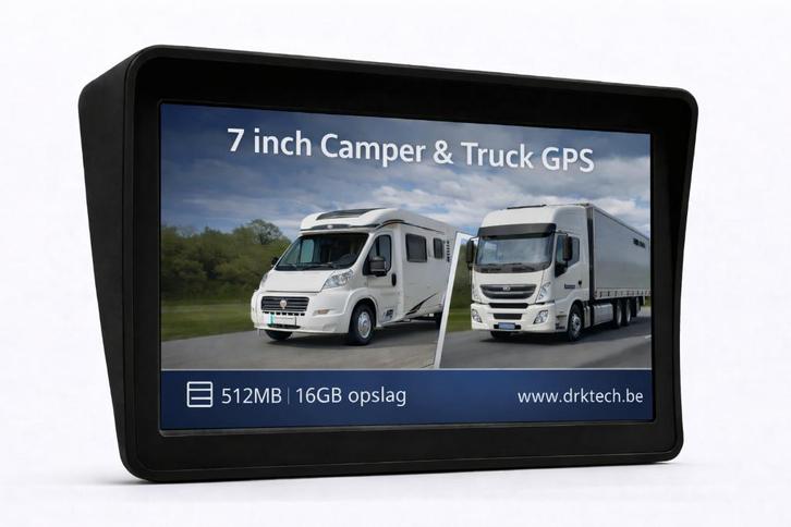 7' GPS Navigatiesysteem met Vast Zonnescherm 16GB–DRK-700C, Autos : Divers, Navigation de voiture, Neuf, Enlèvement ou Envoi