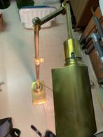Vintage design messingen vloerlamp, Messing, 150 à 200 cm, Enlèvement, Utilisé