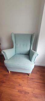 Ikea oorfauteuil muntgroen, Huis en Inrichting, Ophalen, Gebruikt, Stof