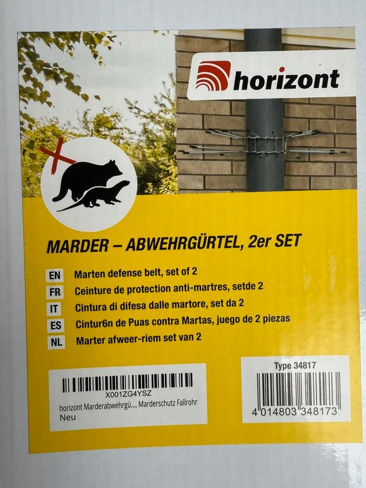 Marter afweergordel, Tuin en Terras, Bestrijdingsmiddelen, Nieuw, Ongediertebestrijding, Ophalen of Verzenden