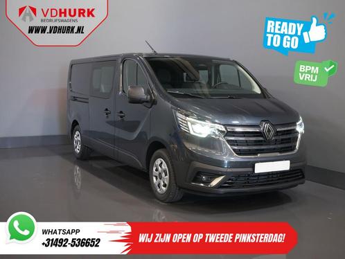 Renault Trafic 2.0 dCi 130 pk L2 BPM VRIJ! DC Dubbel Cabine, Auto's, Bestelwagens en Lichte vracht, Bedrijf, ABS, Airconditioning