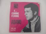 Vinyl 7" single Adamo F... Comme Femme Pop Chanson, Cd's en Dvd's, Vinyl Singles, Ophalen of Verzenden, 7 inch, Pop, Single