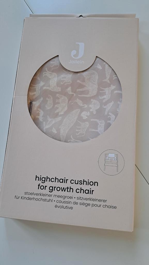 Jollein stoelkussen animals nougat voor tripp trapp, Kinderen en Baby's, Kinderstoelen, Ophalen