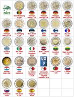 Pièces commémoratives de 2 euros 2022, Timbres & Monnaies, 2 euros, Enlèvement ou Envoi