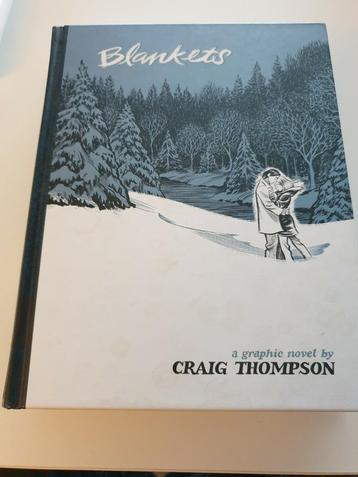 BLANKETS a graphic novel by GRAIG THOMPSON HC 2012 Engels