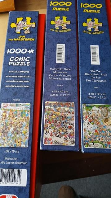 puzzels Jan van Haasteren van 1000 stukken beschikbaar voor biedingen