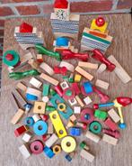 Ruim 100 houten blokjes, Ophalen of Verzenden, Gebruikt