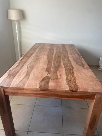 Table 2m*1m en bois massif de sheesham à vendre, Maison & Meubles, Tables | Tables à manger, Enlèvement, Utilisé