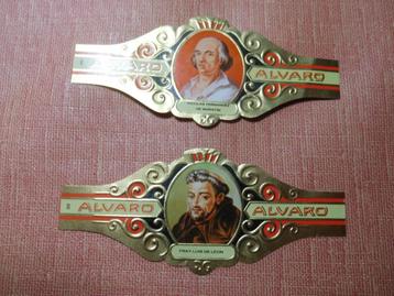2 grandes bagues de cigare Alvaro, Enlèvement ou Envoi, Bagues de cigare