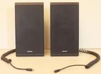 Vintage Hitachi Luidsprekers, Ophalen of Verzenden, Zo goed als nieuw, Front, Rear of Stereo speakers