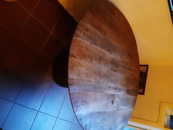  Ronde houten tafel SCANDINAVISCH beschikbaar voor biedingen