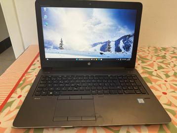 HP Zbook 15 G3 I7 - NVDIA - 16GB Ram - SSD 256 GB x2 - 15.6, Gaming, Azerty, Avec carte vidéo, 15 pouces