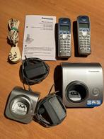 Téléphones fixes sans fil Panasonic, Télécoms, 2 combinés, Utilisé