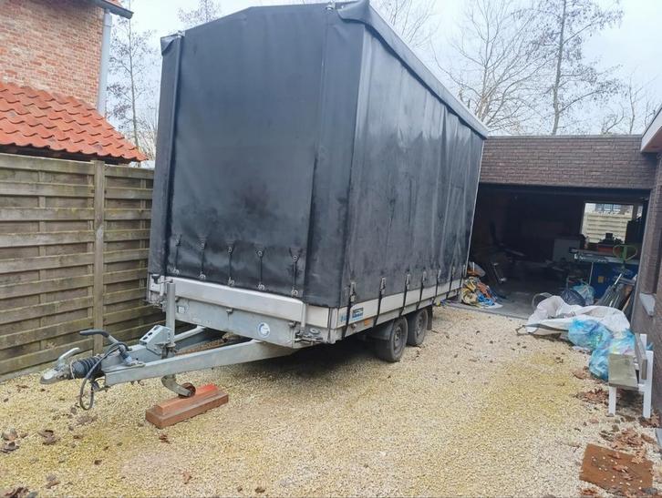 Hapert geremde aanhangwagen met huif, Auto diversen, Aanhangers en Bagagewagens, Gebruikt, Ophalen
