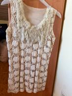 Damestopje met zachte pels ., Taille 38/40 (M), Enlèvement ou Envoi, Beige, Comme neuf