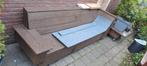 Tuinbank, Tuin en Terras, Terrasdelen en Vlonders, Ophalen, Gebruikt, Hout