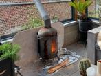 Merk ´Burnies´ met glas en hitteschild en schoorstenen, Tuin en Terras, Ophalen, Gebruikt