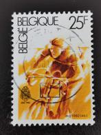 Belgie 1982 - sport - wielrennen, wielrenner, Ophalen of Verzenden, Gestempeld, Sport