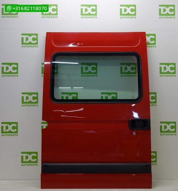 Renault Master ('98-'10) Schuifdeur rechts met ruit rood, Auto-onderdelen, Carrosserie, Deur, Renault, Rechts, Gebruikt, Ophalen of Verzenden