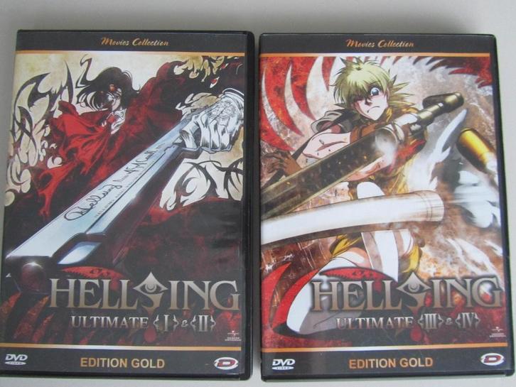 2x 2DVD HELLSING ULTIMATE « I & II & III & IV », CD & DVD, DVD | Films d'animation & Dessins animés, Comme neuf, Anime (japonais)