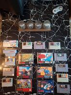 Super Nintendo-games in een doos! Ghouls'n Ghosts, Yoshi's.., Games en Spelcomputers, Games | Nintendo Super NES, Vanaf 3 jaar