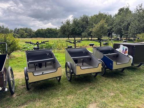 Lot de 3 velos cargo electrique Black Iron - velo taxi, Fietsen en Brommers, Fietsen | Bakfietsen, Elektrisch, Ophalen of Verzenden