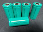 5 Nieuwe Lithium  LifeP04 type 32700 3,2volt 6A  batterijen, Ophalen, Nieuw