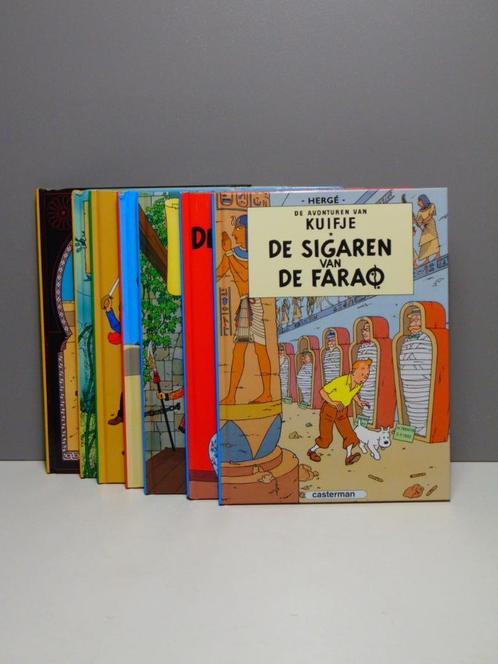 7 Kuifje albums - formaat A5 - Hard Cover, Boeken, Stripverhalen, Zo goed als nieuw, Meerdere stripboeken, Ophalen of Verzenden