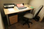 Bureau met 2 bureau kasten, Huis en Inrichting, Ophalen, Zo goed als nieuw, Bureau