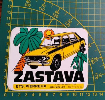 Sticker Yugo Zastava auto jaren '80 disponible aux enchères