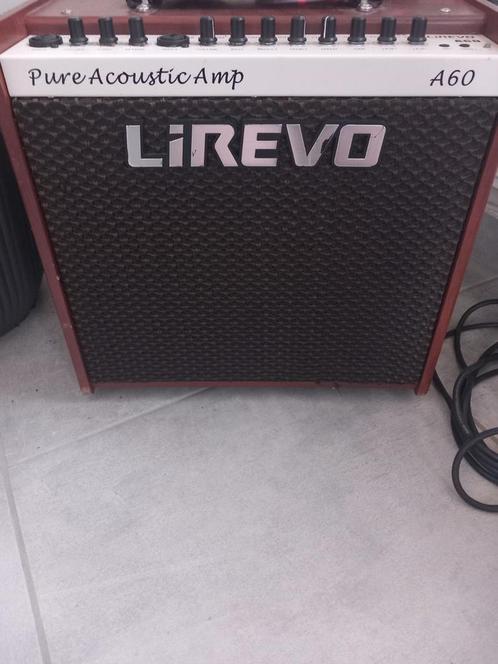 Ampli acoustique lirevo A60, Muziek en Instrumenten, Versterkers | Bas en Gitaar, Zo goed als nieuw, 50 tot 100 watt, Ophalen of Verzenden