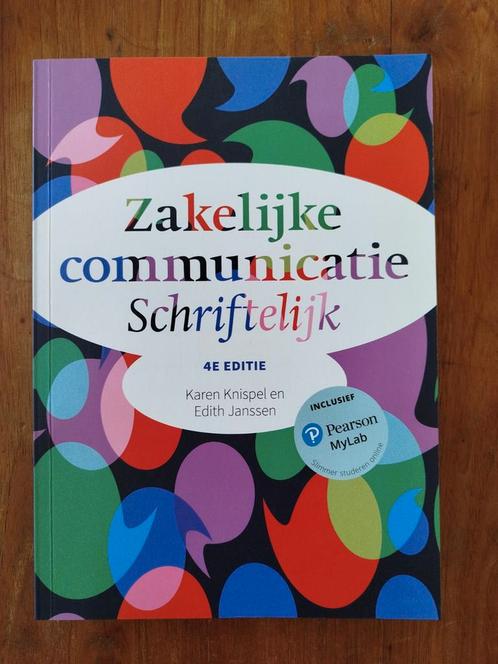 Zakelijke communicatie - Schriftelijk, 4e editie met MyLab N, Boeken, Schoolboeken, Nederlands, Ophalen of Verzenden