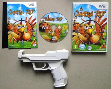 Chicken Riot + gun voor de Nintendo Wii 