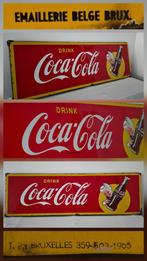Coca - Cola emaille reclamebord, Verzamelen, Ophalen, Reclamebord