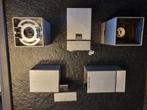 5x ALU opbouwspot - TOP selection, Metaal of Aluminium, Ophalen of Verzenden, Zo goed als nieuw, Led