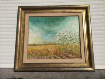 huile sur toile marouffle signe cornez beschikbaar voor biedingen