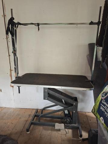 Trim tafel large electrisch kap tafel hond zgst beschikbaar voor biedingen