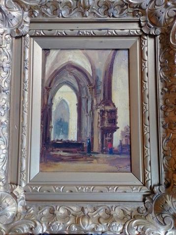 Johannes Bosboom  1817 - 1891   Kerkinterieur beschikbaar voor biedingen