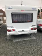 Caravan Wilk S4 490HTD, Caravans en Kamperen, Caravans, Particulier, Lengtebed, Wilk, Tot en met 4