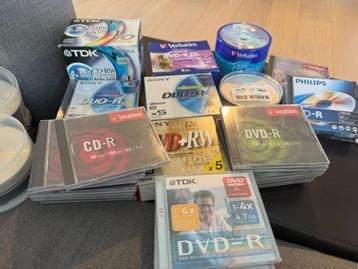 SET 170 STUKS DVD+RW DVD-R DVD+R DL CD-R beschikbaar voor biedingen