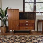 vitrine en bois vintage/meuble de bar/armoire, Enlèvement ou Envoi, Comme neuf