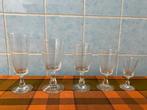 Kristallen geslepen glasservies - 70 stuks - vintage, Ophalen, Gebruikt, Glas, Glas of Glazen