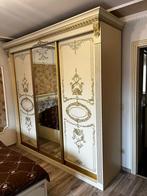 Luxe slaapkamer kast + 2 bedden, Ophalen, Gebruikt, Tweepersoons