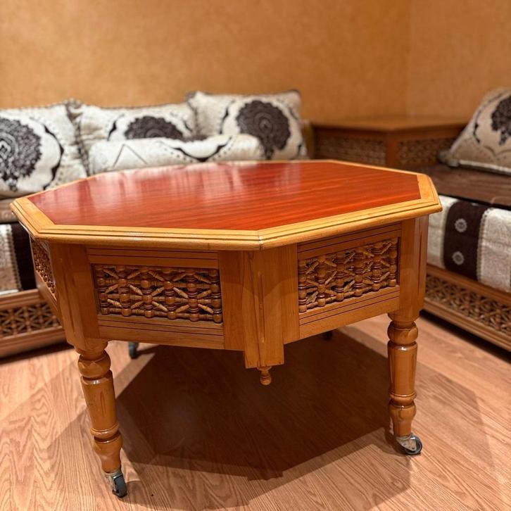 Tables basses rondes marocaines, Maison & Meubles, Tables | Tables de salon, Comme neuf, 50 à 75 cm, 50 à 100 cm, 100 à 150 cm